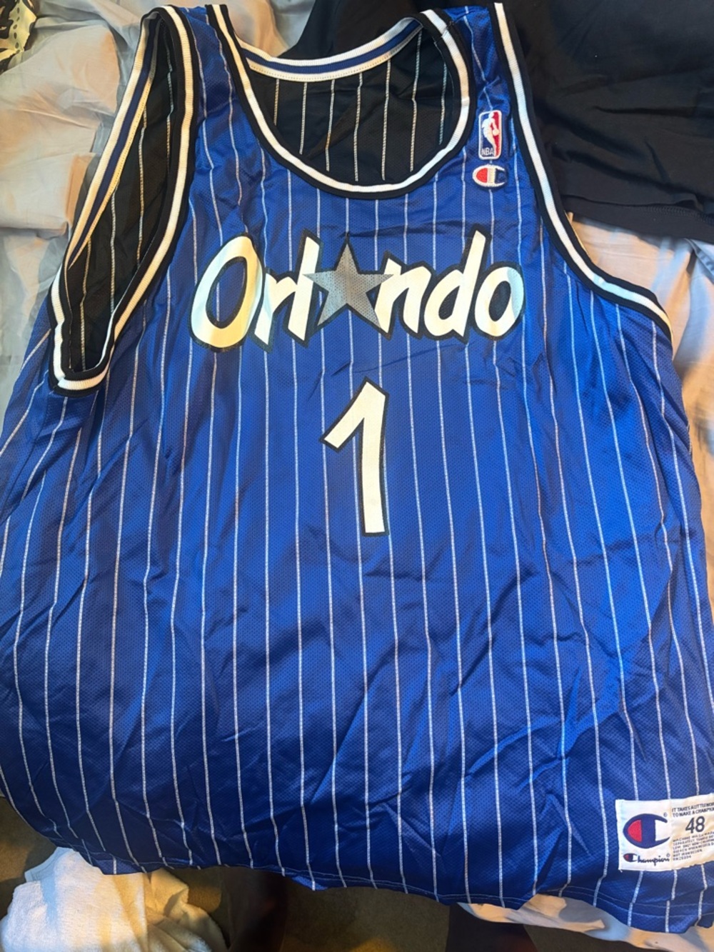 Vintage 90s Penny Hardaway Orlando Magic Reversible Jersey - Champion Size 48 XL